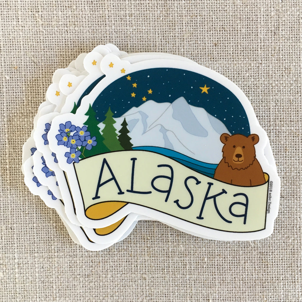 Alaska Vinyl Sticker