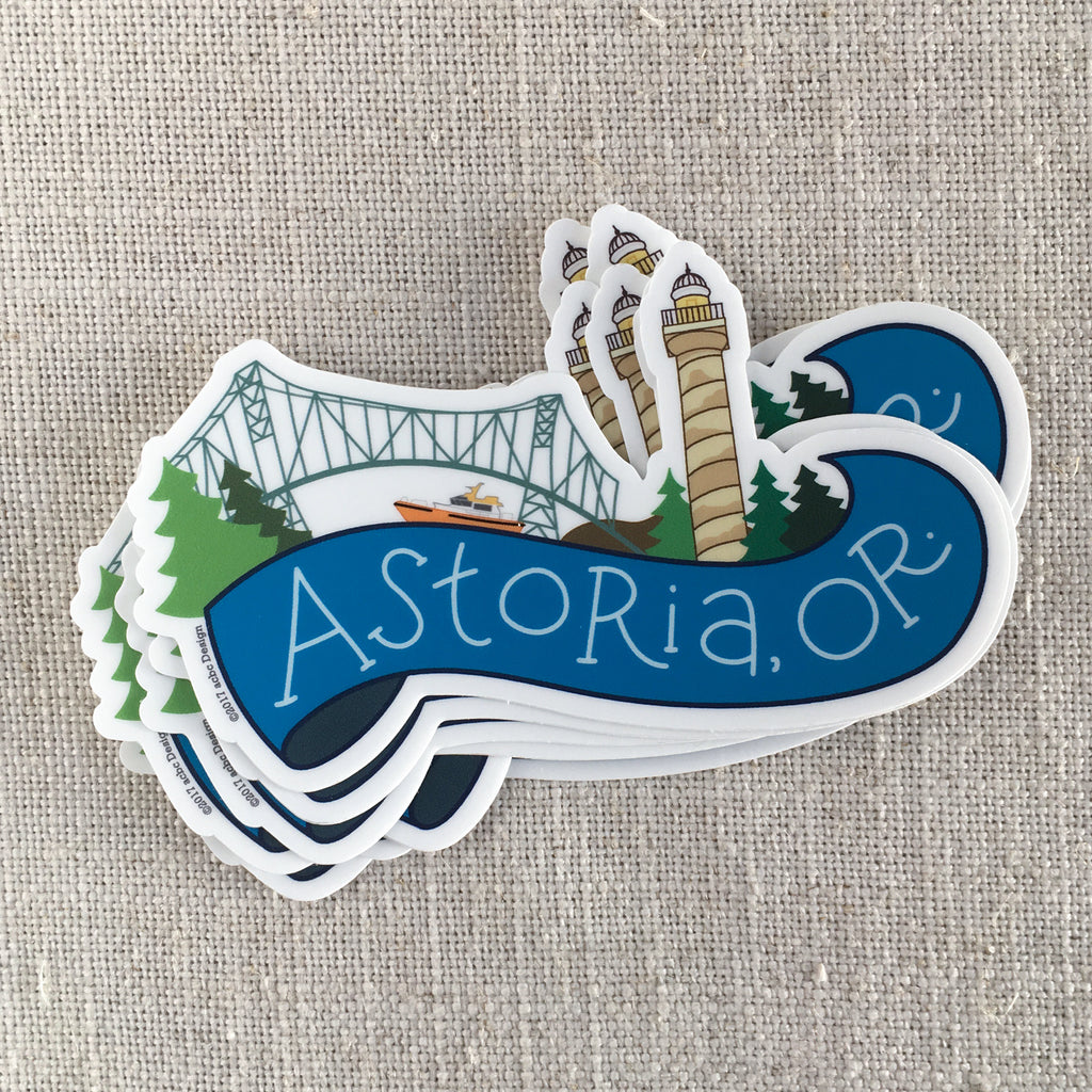 Astoria Oregon Sticker
