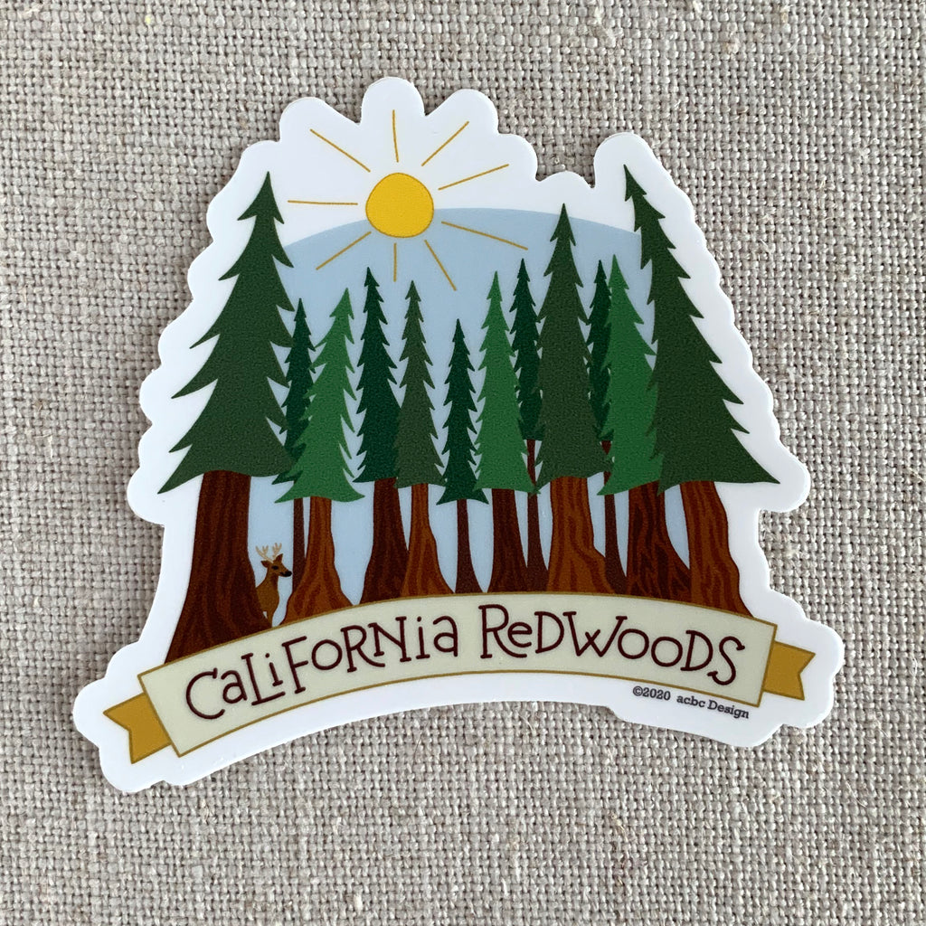 California Redwoods Vinyl Sticker