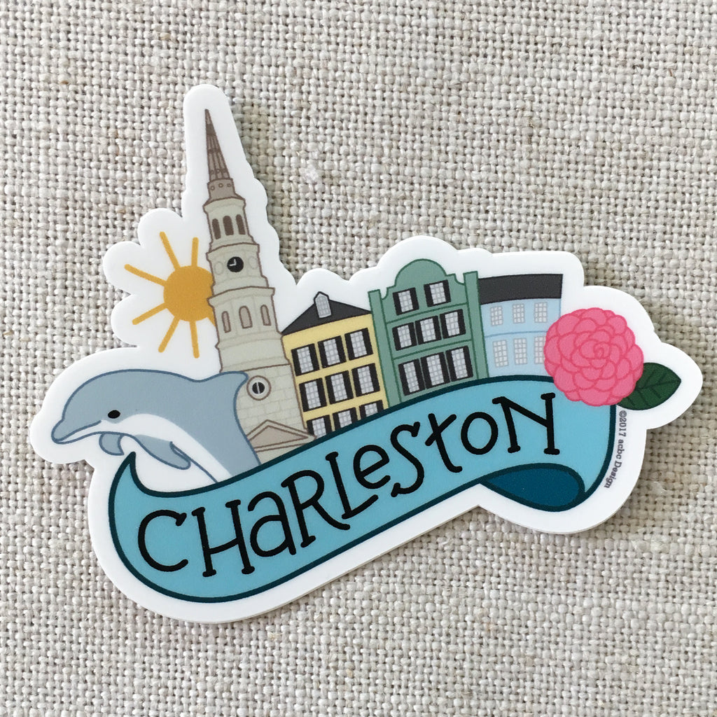 Charleston South Carolina Vinyl Sticker