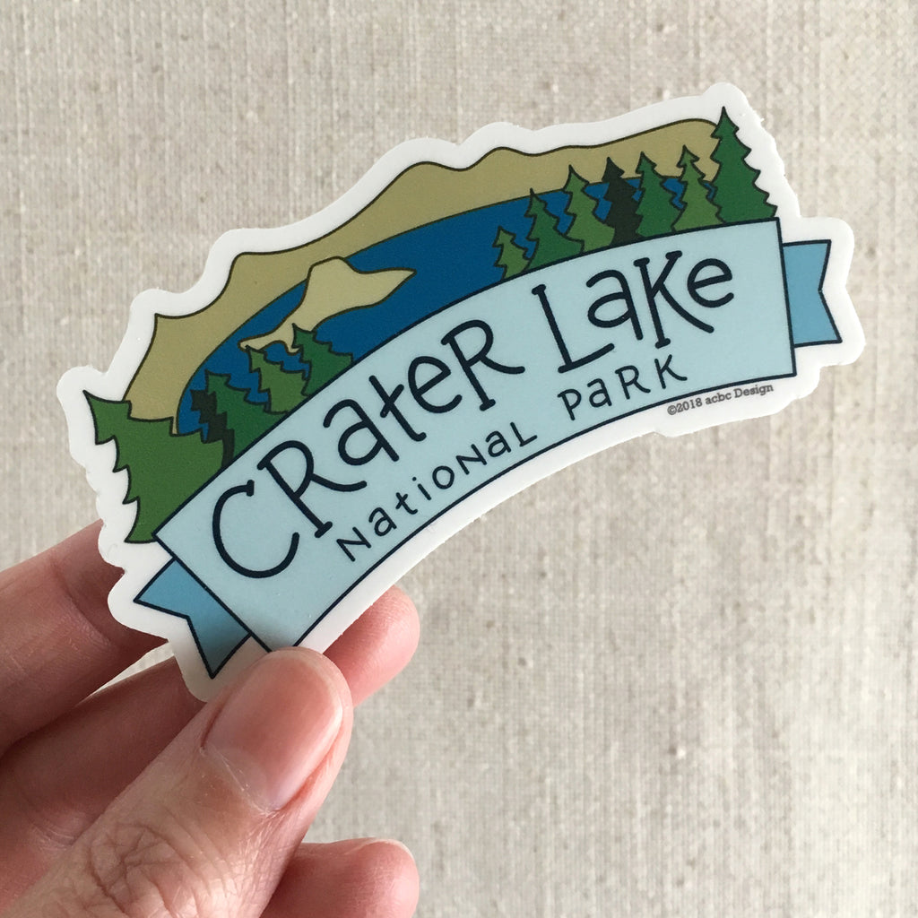 Crater Lake National Park Vinyl Sticker