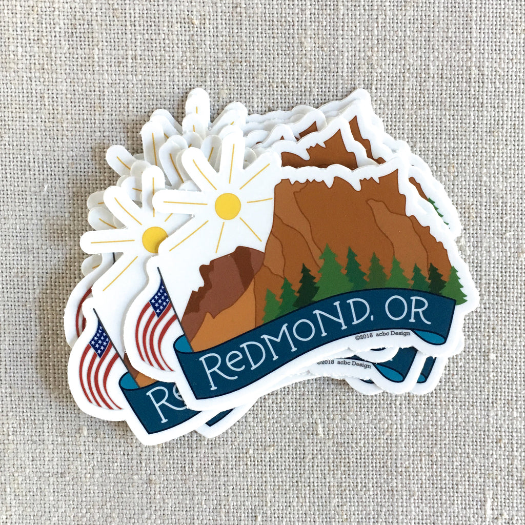 Redmond Oregon Sticker
