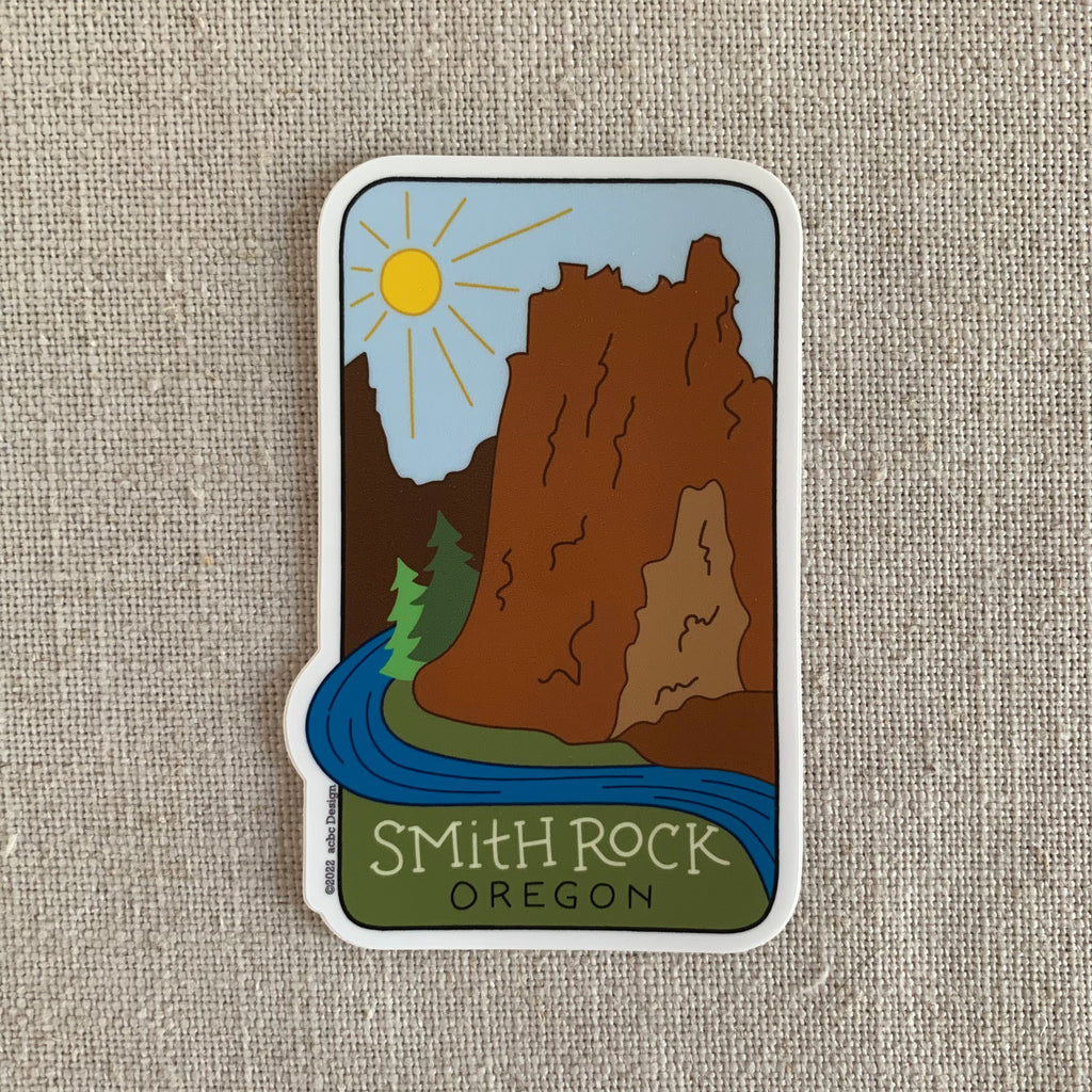 Smith Rock Oregon Sticker